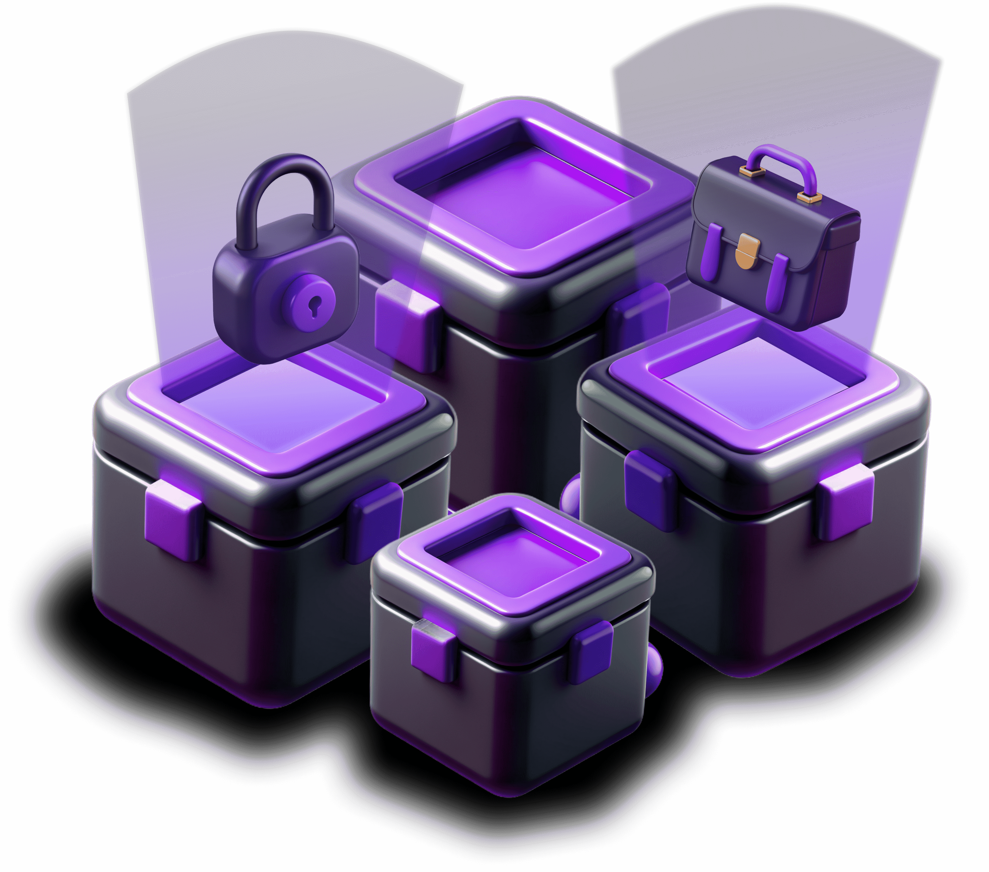 Modern blockchain icon